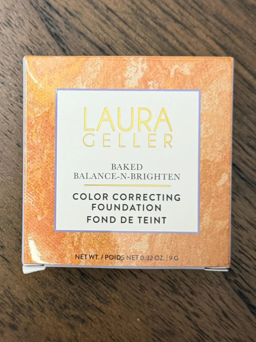 New LAURA GELLER Baked Balance-n-Brighten Color Correcting Foundation-LIGHT